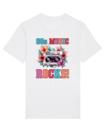 in stilul pop al anilor 80 - 80s music rocks Tricou mânecă scurtă Unisex Rocker