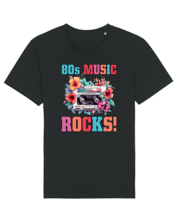 in stilul pop al anilor 80 - 80s music rocks Black