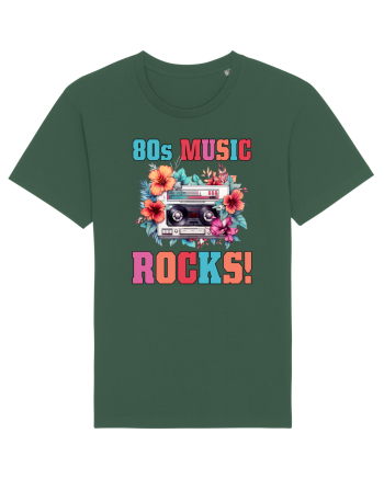 in stilul pop al anilor 80 - 80s music rocks Bottle Green