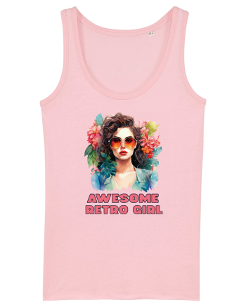 in stilul pop al anilor 80 - Awesome retro girl Cotton Pink