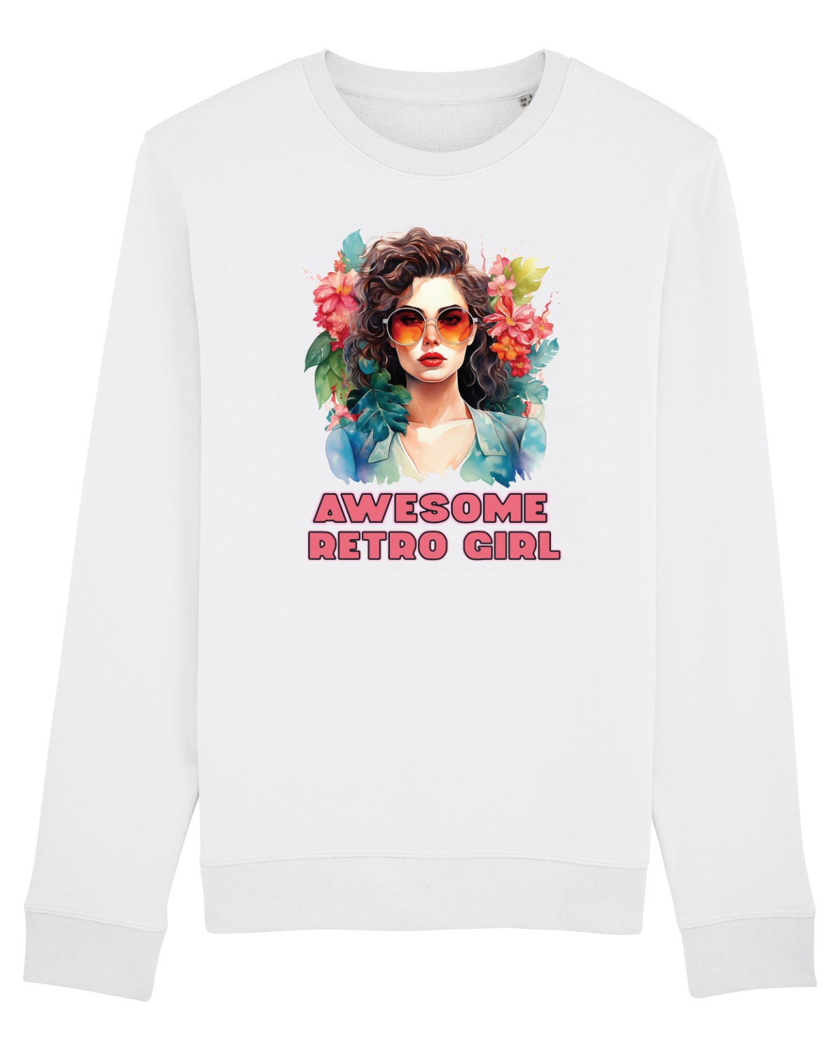 Bluză mânecă lungă Unisex Rise White