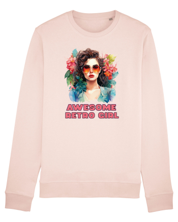 in stilul pop al anilor 80 - Awesome retro girl Candy Pink