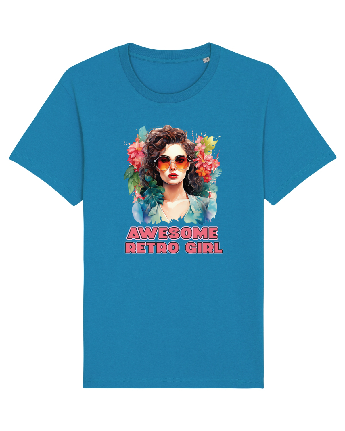 Tricou mânecă scurtă Unisex Rocker Azur