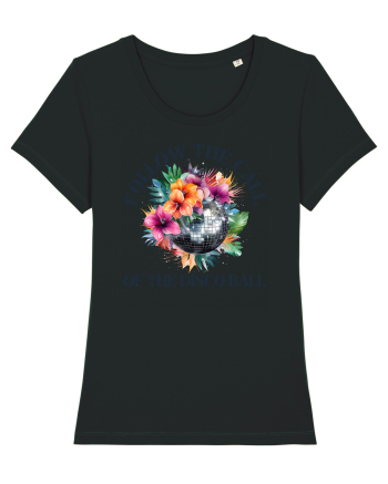 in stilul pop al anilor 80 - Follow the call of the disco ball Black