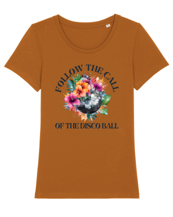 in stilul pop al anilor 80 - Follow the call of the disco ball Roasted Orange
