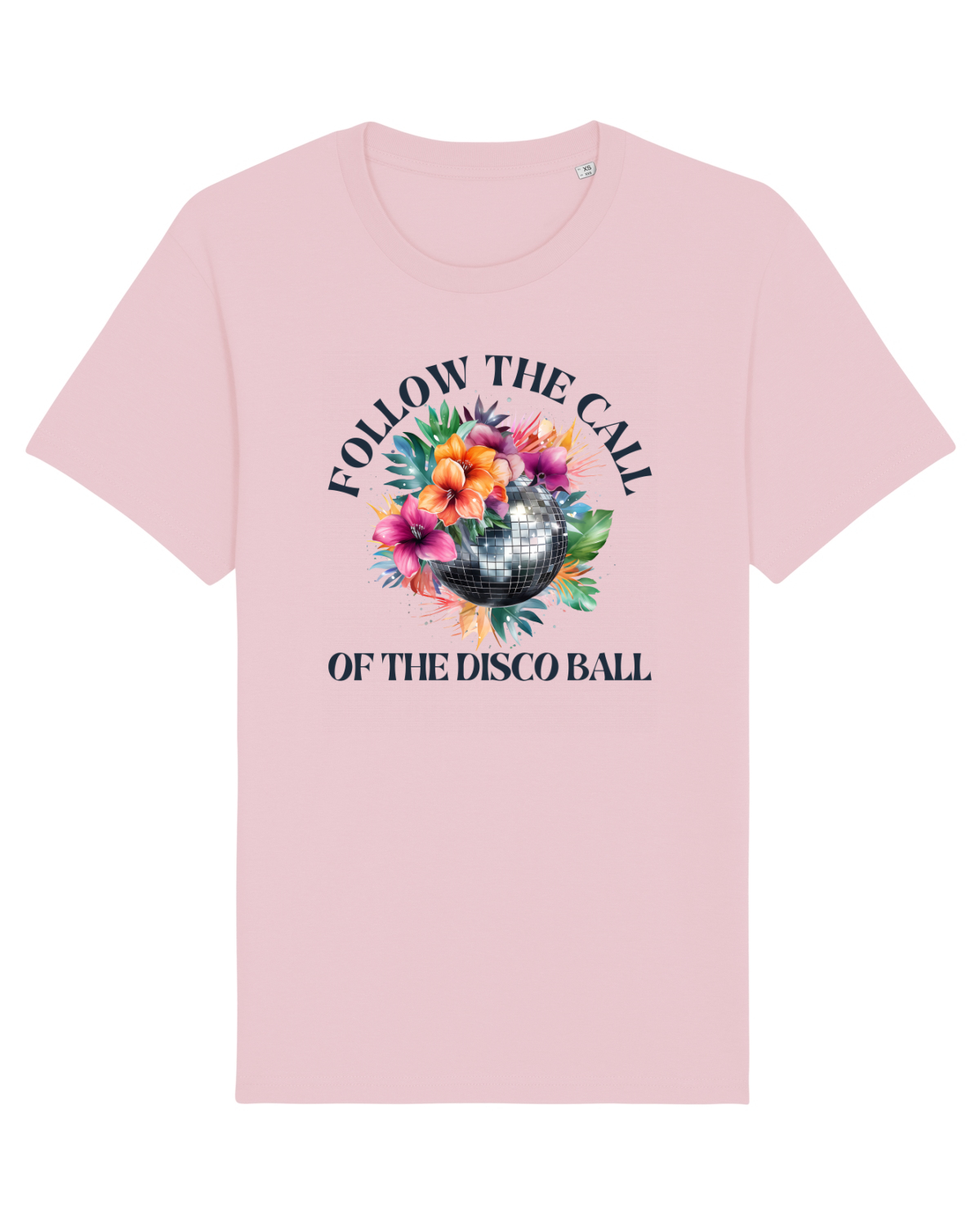 Tricou mânecă scurtă Unisex Rocker Cotton Pink