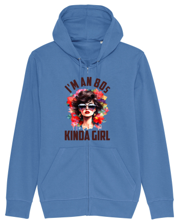 in stilul pop al anilor 80 - I am an 80s kind of girl Bright Blue