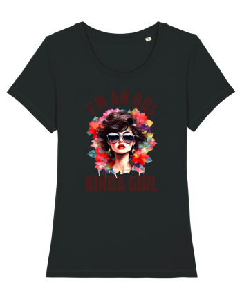in stilul pop al anilor 80 - I am an 80s kind of girl Black