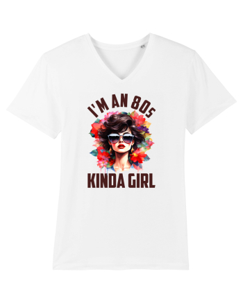 in stilul pop al anilor 80 - I am an 80s kind of girl White