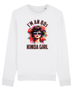 in stilul pop al anilor 80 - I am an 80s kind of girl Bluză mânecă lungă Unisex Rise