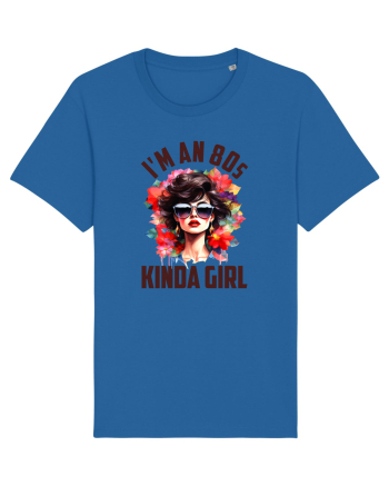 in stilul pop al anilor 80 - I am an 80s kind of girl Royal Blue