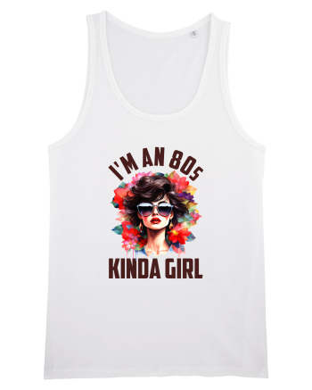 in stilul pop al anilor 80 - I am an 80s kind of girl White