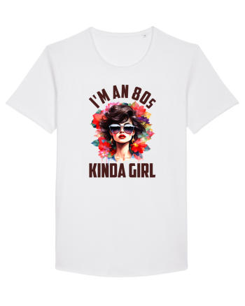 in stilul pop al anilor 80 - I am an 80s kind of girl White
