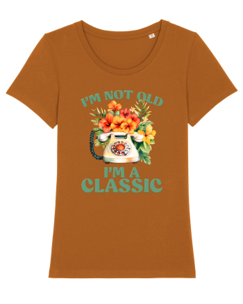 in stilul pop al anilor 80 - I am not old, I am a classic Roasted Orange
