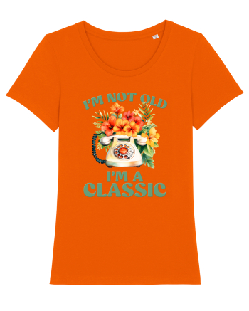 in stilul pop al anilor 80 - I am not old, I am a classic Bright Orange