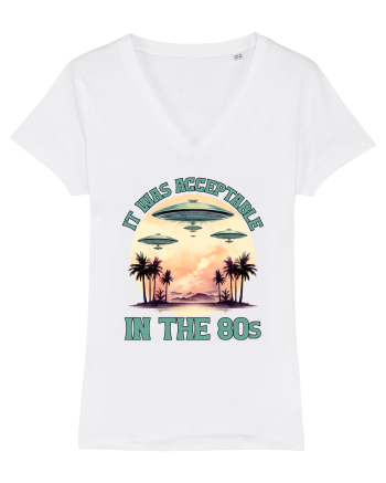 in stilul pop al anilor 80 - It was acceptable in the 80s White