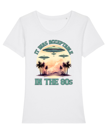 in stilul pop al anilor 80 - It was acceptable in the 80s White