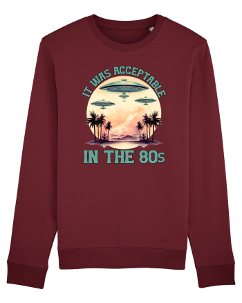 in stilul pop al anilor 80 - It was acceptable in the 80s Burgundy