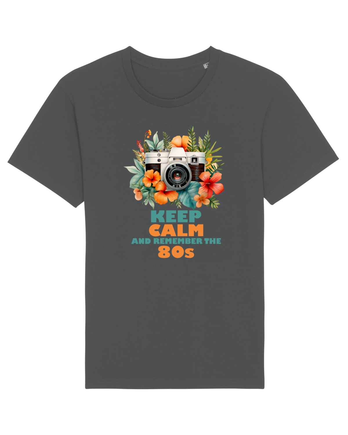 Tricou mânecă scurtă Unisex Rocker Anthracite