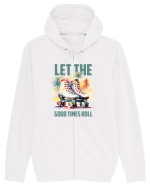 in stilul pop al anilor 80 - Let the good times roll Hanorac cu fermoar Unisex Connector