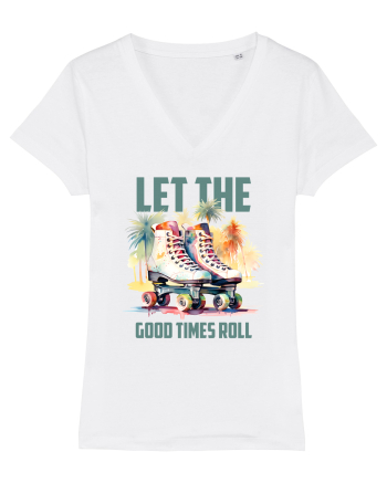 in stilul pop al anilor 80 - Let the good times roll White