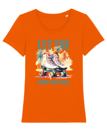 in stilul pop al anilor 80 - Let the good times roll Bright Orange