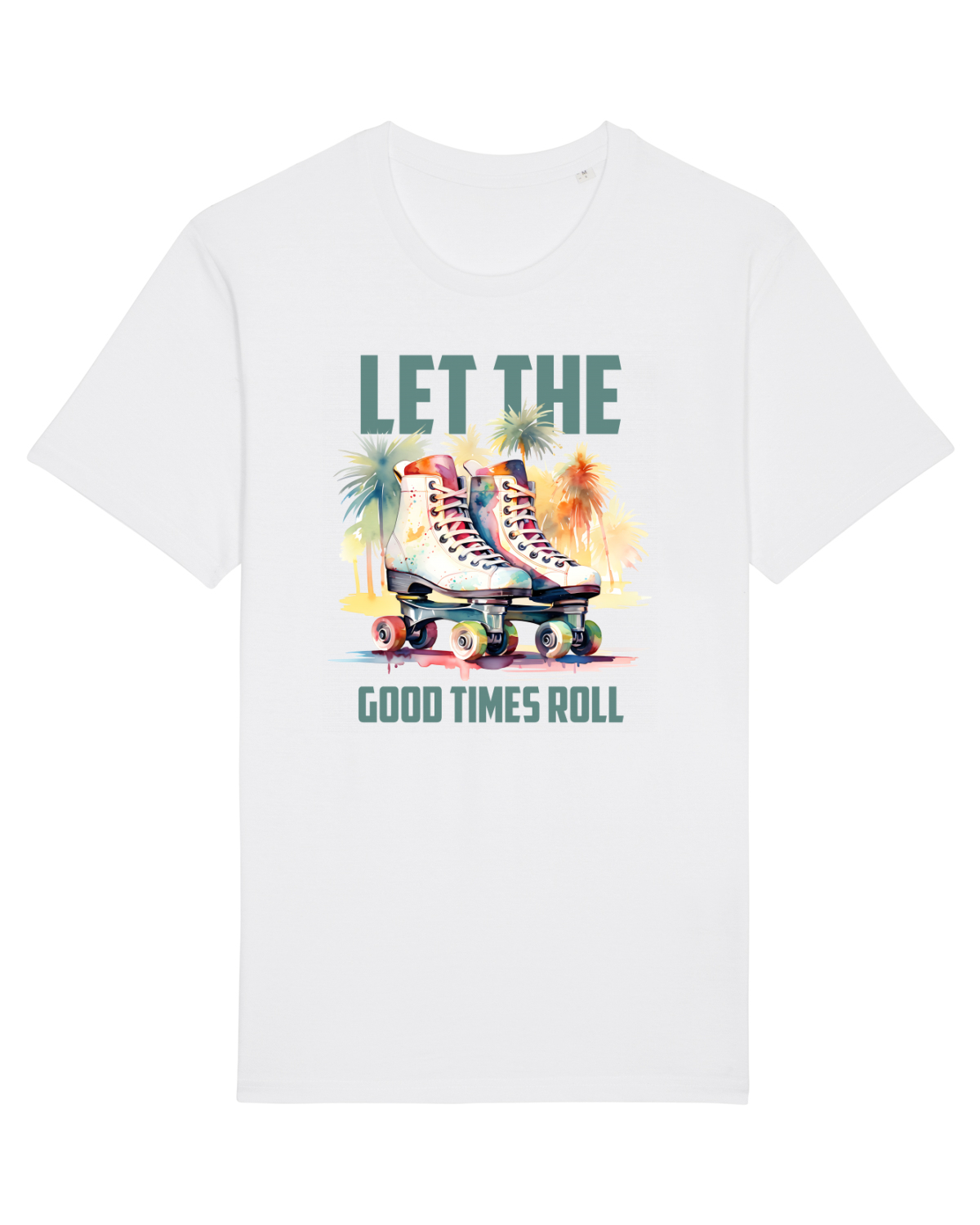 Tricou mânecă scurtă Unisex Rocker White