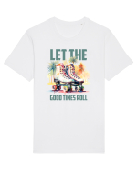 in stilul pop al anilor 80 - Let the good times roll Tricou mânecă scurtă Unisex Rocker