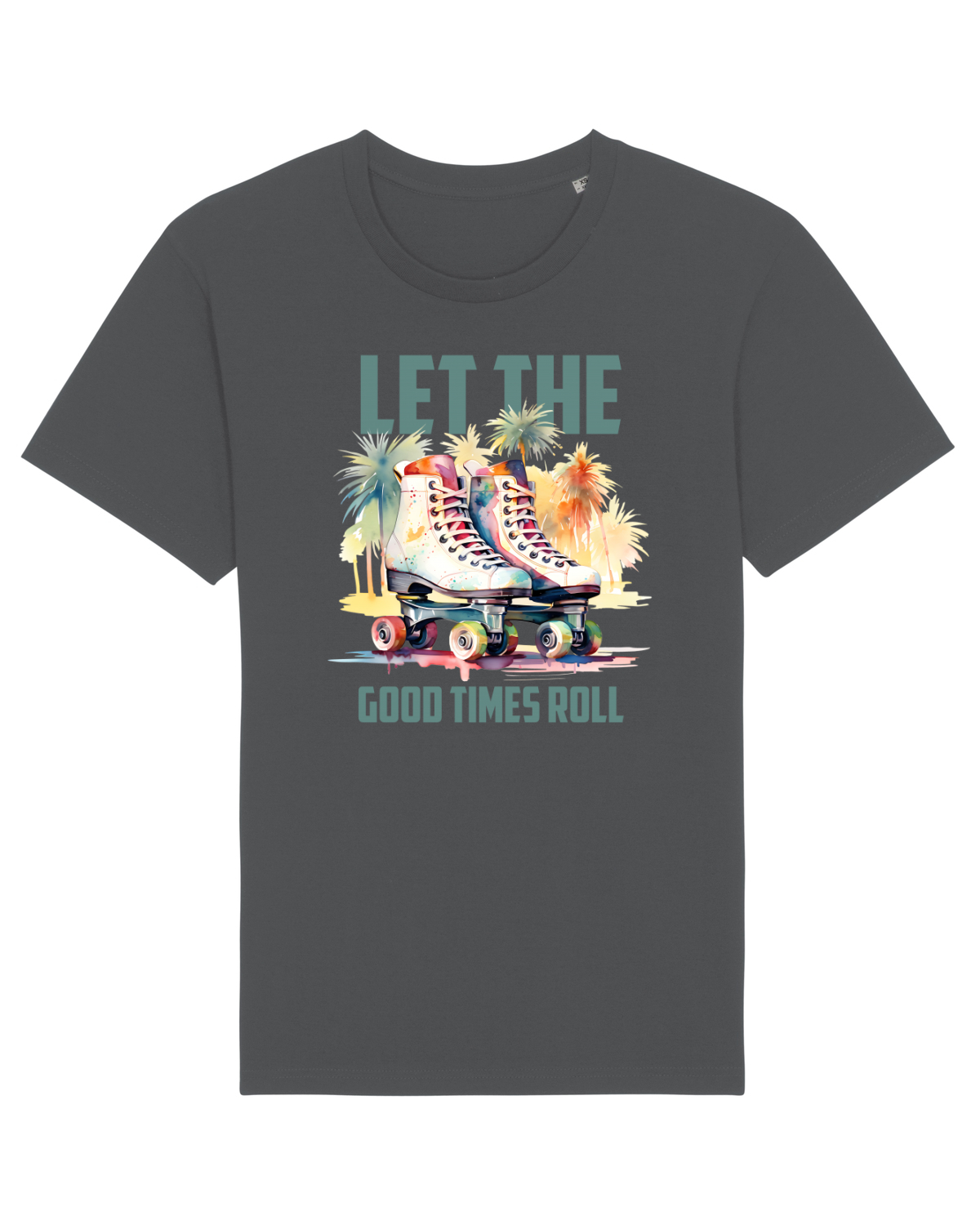Tricou mânecă scurtă Unisex Rocker Anthracite