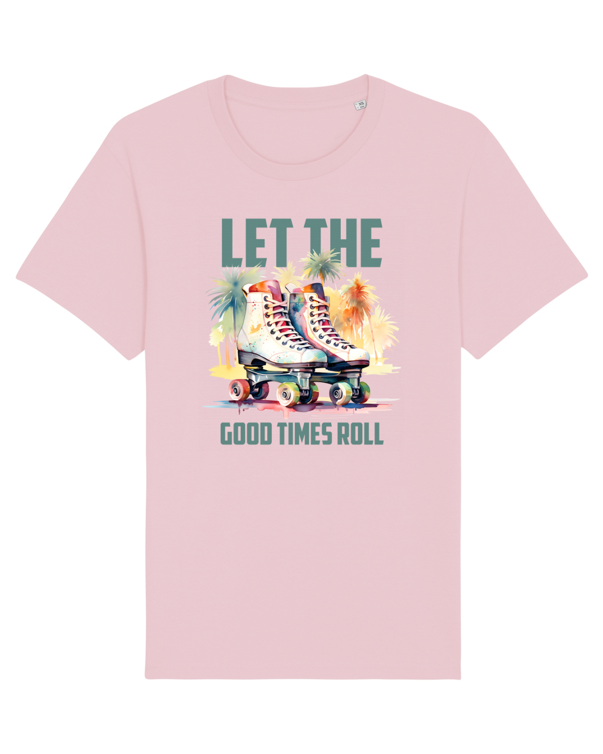 Tricou mânecă scurtă Unisex Rocker Cotton Pink