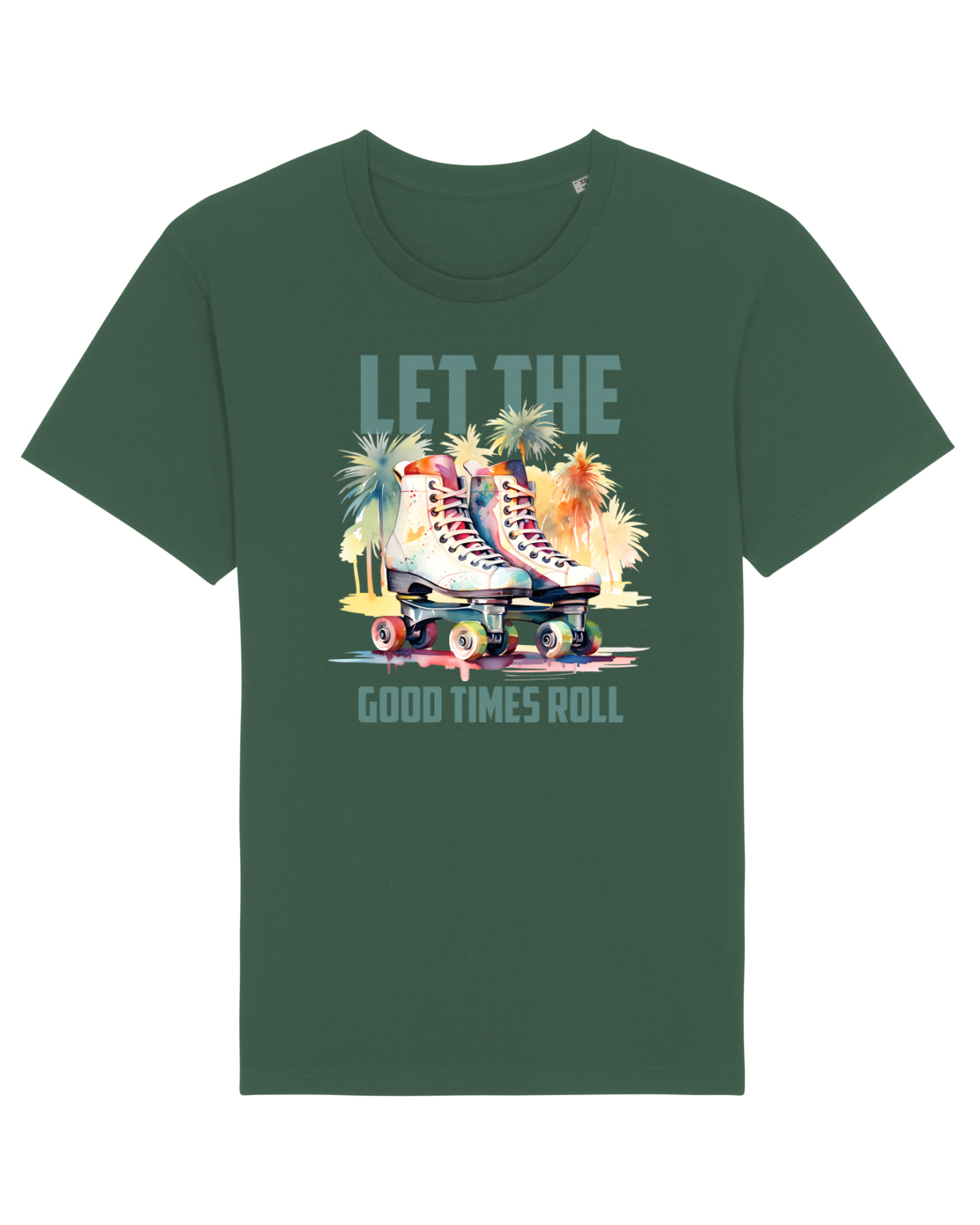 Tricou mânecă scurtă Unisex Rocker Bottle Green