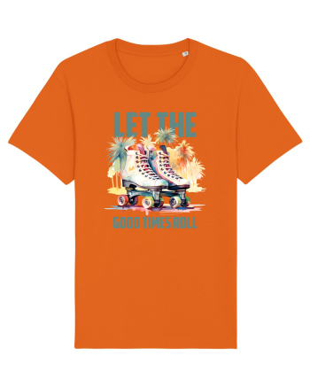 in stilul pop al anilor 80 - Let the good times roll Bright Orange