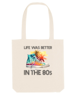 in stilul pop al anilor 80 - Life was better in the 80s Sacoșă textilă