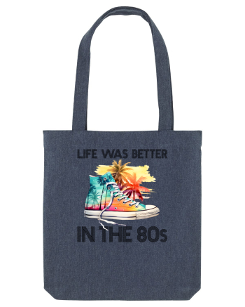 in stilul pop al anilor 80 - Life was better in the 80s Midnight Blue