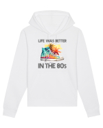 in stilul pop al anilor 80 - Life was better in the 80s Hanorac Unisex Drummer