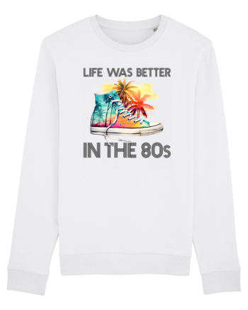 in stilul pop al anilor 80 - Life was better in the 80s White