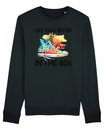 in stilul pop al anilor 80 - Life was better in the 80s Black