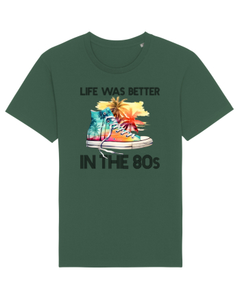 in stilul pop al anilor 80 - Life was better in the 80s Bottle Green