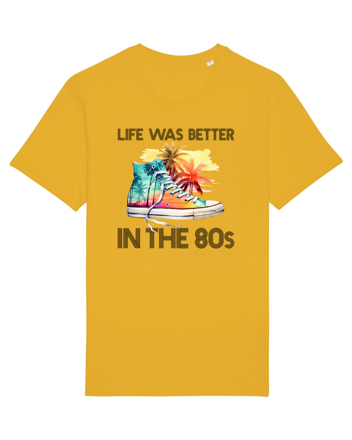 Tricou mânecă scurtă Unisex Rocker Spectra Yellow