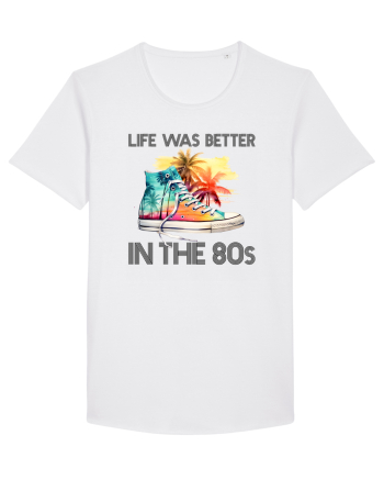 in stilul pop al anilor 80 - Life was better in the 80s White