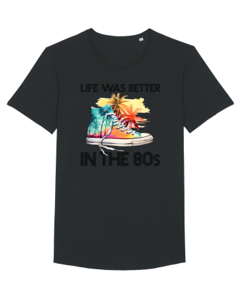 in stilul pop al anilor 80 - Life was better in the 80s Black