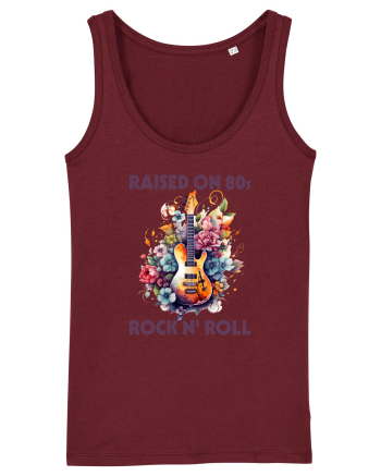 in stilul pop al anilor 80 - Raised on 80s rock and roll Burgundy