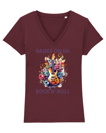 in stilul pop al anilor 80 - Raised on 80s rock and roll Burgundy