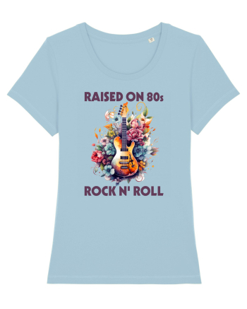 in stilul pop al anilor 80 - Raised on 80s rock and roll Sky Blue