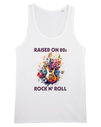 in stilul pop al anilor 80 - Raised on 80s rock and roll White