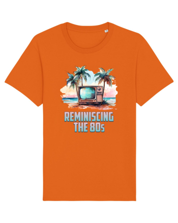 in stilul pop al anilor 80 - Reminiscing the 80s Bright Orange