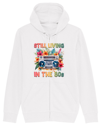 in stilul pop al anilor 80 - Still living in the 80s White