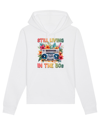 in stilul pop al anilor 80 - Still living in the 80s White