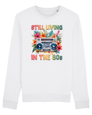 in stilul pop al anilor 80 - Still living in the 80s White