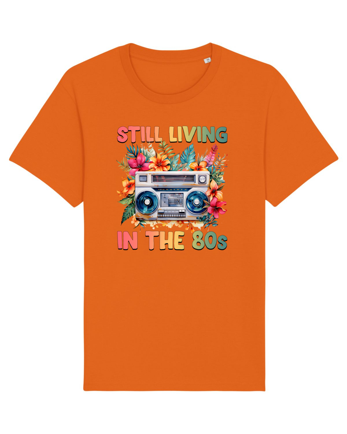 Tricou mânecă scurtă Unisex Rocker Bright Orange